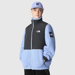 The North Face Denali Seasonal High Pile Zip Up Jacket - Deep Periwinkle