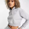 The North Face Trend Cropped Fleece Hoodie - Grey