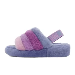 UGG Fluff Yeah Slide Blue Stripe