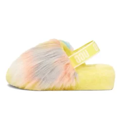 UGG Fluff Yeah Tie Dye Slide Margarita