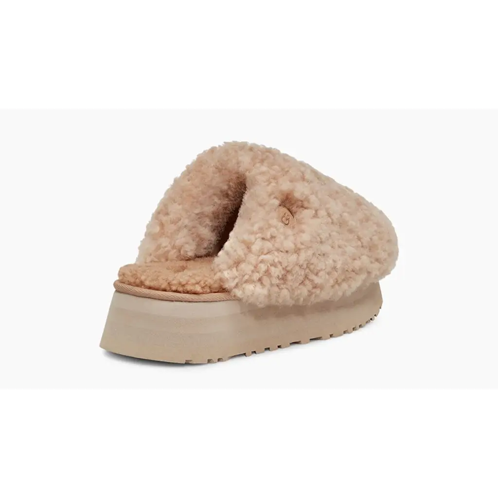UGG Maxi Curly Platform Slipper Sand - Image 4