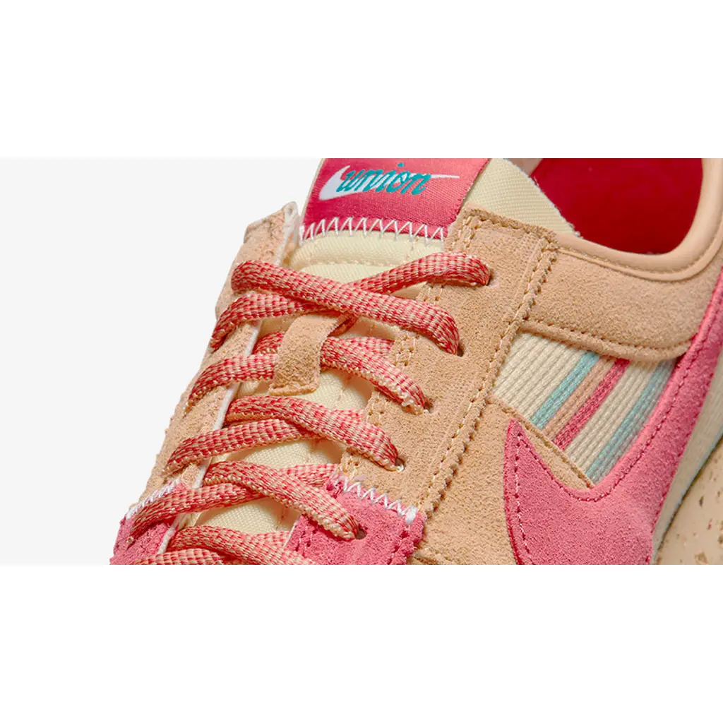 Union LA X Nike Cortez Khaki Red - Image 5