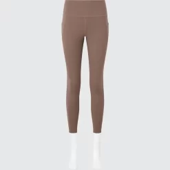UNIQLO Airism UV Protection Leggings - Brown