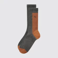 UNIQLO X JW ANDERSON Heattech Anti-Odour Colour Block Socks - Grey