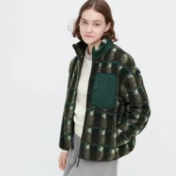 UNIQLO X JW ANDERSON Printed Windproof Fleece - Dark Green