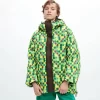 UNIQLO Marni Down Printed Oversized Coat - Green