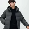 UNIQLO Seamless Down 3D Cut Parka - Grey