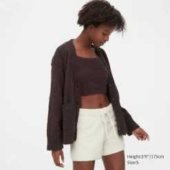 UNIQLO Soft Fluffy Short - Off-White