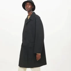 UNIQLO U Block Tech Coat - Black