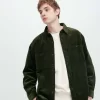 UNIQLO Corduroy Work Shirt - Olive