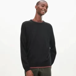 UNIQLO U Crepe Wool Crew Neck Jumper - Black
