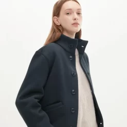 UNIQLO U Jersey Blouson Jacket - Blue