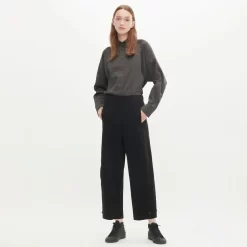 UNIQLO U Jersey Curved Culottes - Black