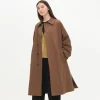 UNIQLO U Single Breasted Coat - Brown
