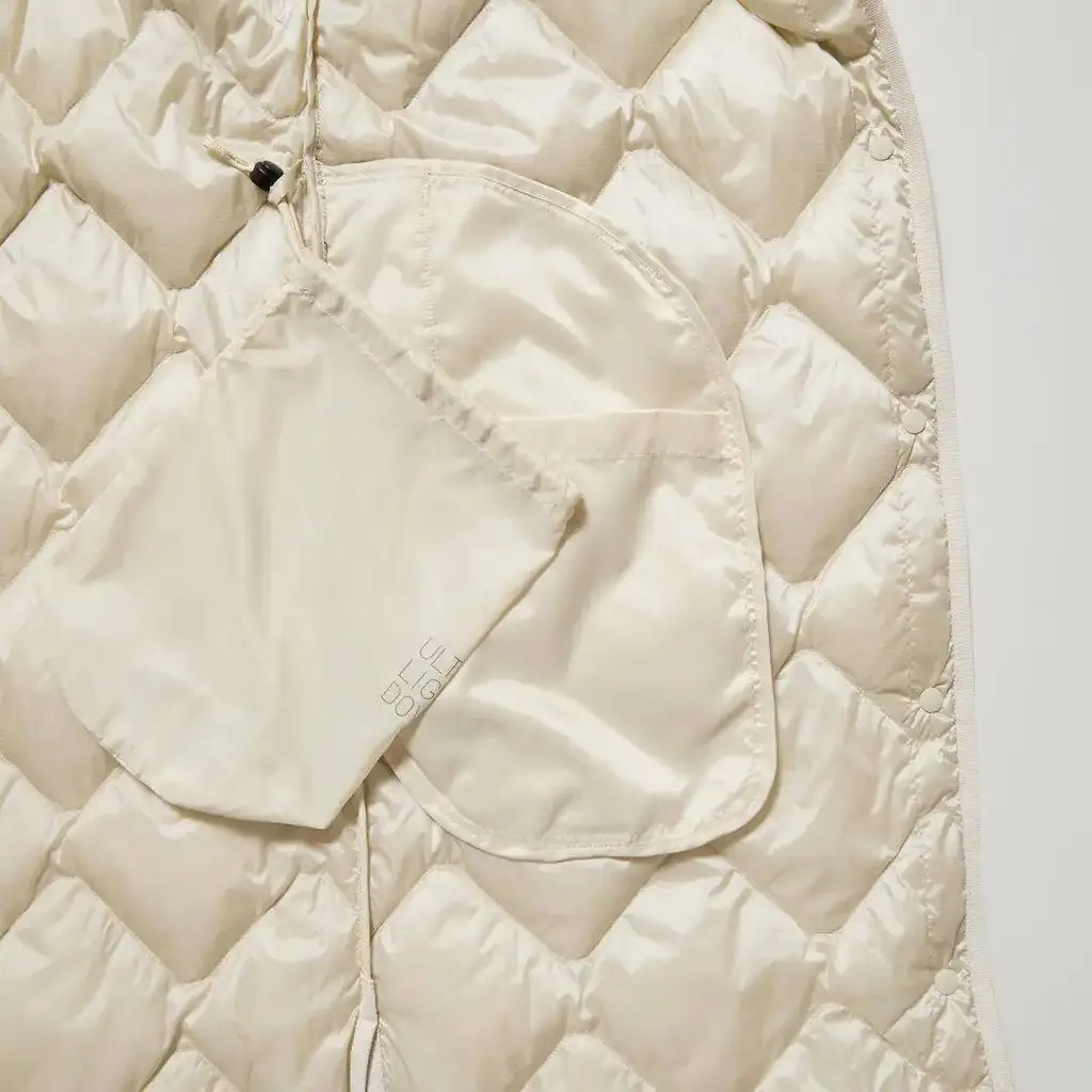 UNIQLO Ultra Light Down Longline Vest - Off-White - Image 5