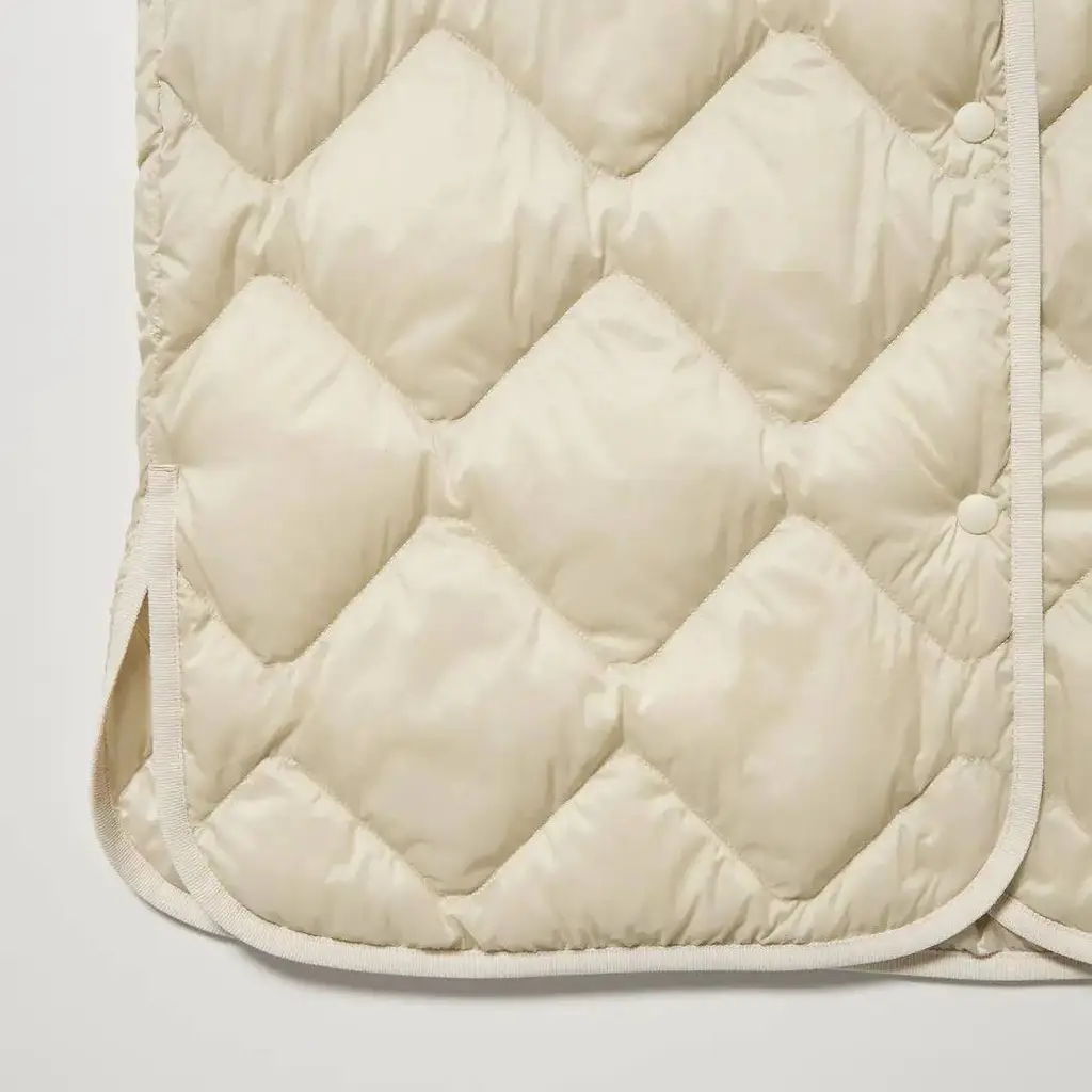 UNIQLO Ultra Light Down Longline Vest - Off-White - Image 4