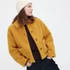 UNIQLO Windproof Fleece Jacket - Yellow