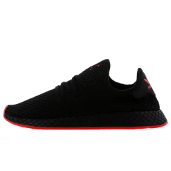 Adidas Deerupt Black Red Foot Locker Exclusive
